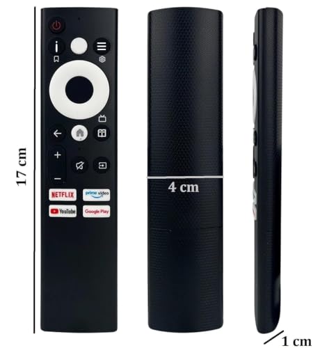 Image of BLACKSHEEP Remote Control Compatible with VW Pro Series Hd Ready Led Smart Google Tv VW32GQ1, Vw Smart Led Tv Without Voice Function (Please Match Your Old Remote with Given Image)