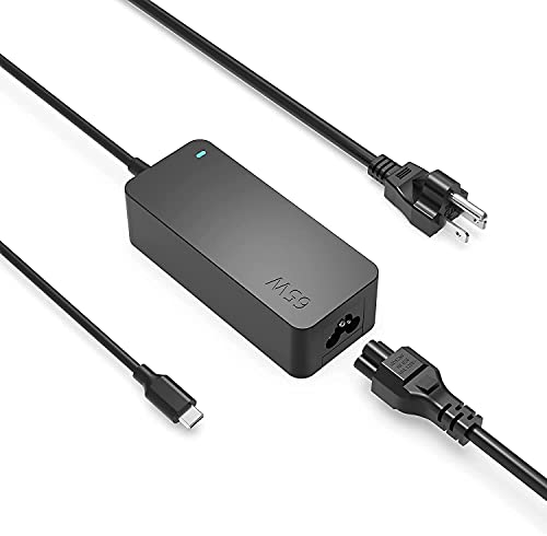 Nicpower 65W USB C Charger Compatible with LG Gram Laptop – PD Fast Charging, Indicator Light, 10FT Extra Long Power Cord, Built-in 6+ Safety Enhancements