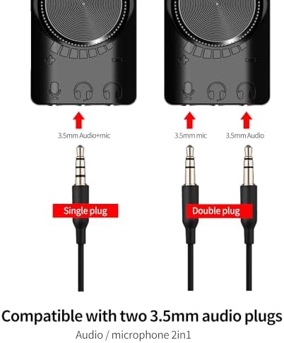 Virtual 7.1 Channel USB External Sound Card Adapter Plug for PC Laptop PS5 — 사진 5