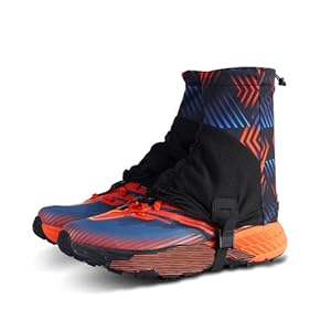 Gaiters for Hiking, Running Shoe Gaiters, Trail Running Gaiters Sandproof, Waterproof Hiking Gaiters, Ankle Gaiters for Hiking, Snow, Trail Running, Hunting, Skiing, Mountain Climbing