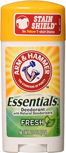 ARM & HAMMER Essentials Natural Deodorant Fresh 2.50 oz (Pack of 4)
