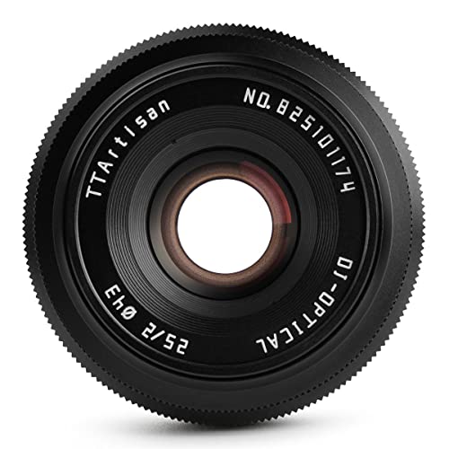 TTArtisan APS-C 25mm F2 Metal Bodied Lens Compatible with M43 Mount - Black - Image 4