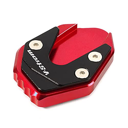 Motorrad CNC Seitenständer Kickstand Pad Extension Fuß-Verbreiterung Ständer Platte Pad, für Suzuki V-Strom 250 DL250 DL 250 V Strom 2017 2018 2019 2020 Zubehör
