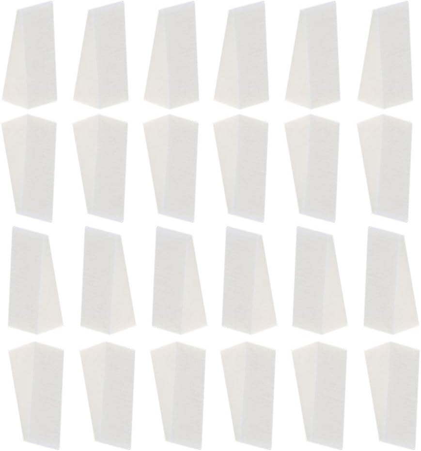 24 PCS Nail Art Sponges Make Up Wedges Triangle Shape Cosmetic Wedges Foundation Beauty Tool
