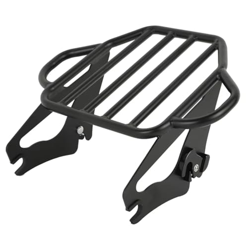Porte-bagages détachable deux niveaux pour moto Street Glide 2009-2025 noir