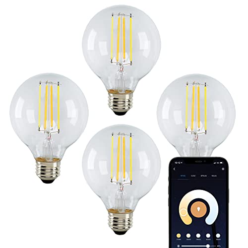 Lighting Satco S11251/04 Starfish Tunable White WiFi Smart LED Light Bulb, Works with Siri, Alexa, Google Assistant, SmartThings, Clear, G25, 4 Pack Manufacturer: Satco Starfish Lighting Satco S11251/04 Starfish Tunable White WiFi Smart LED Light Bulb, Works with Siri, Alexa, Google Assistant, SmartThings, Clear, G25, 4 Pack Manufacturer: Satco Starfish
