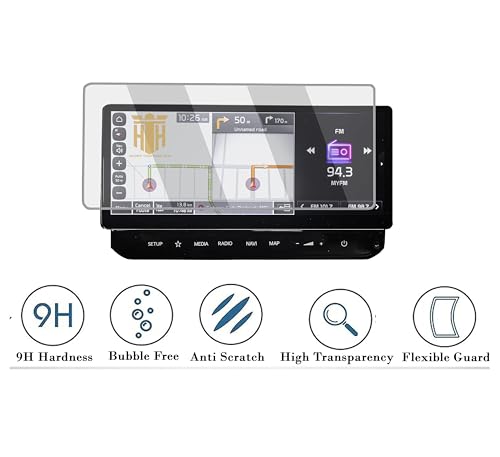 Image of Screen Guard For KIA SONET 2024 FACELIFT / 10.25 INCH INFOTAINMENT & INSTRUMENT CLUSTER GUARD /HTX+ GTX PLUS X LINE /Car Music System Accessories [Not Tempered Glass]