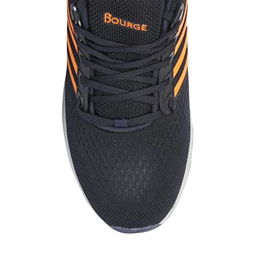 Image of Bourge Men's Loire-z67 Running Shoes, Blue, Sky and F.Green, 08