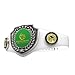ZipToMeNow Custom Antique Shield Championship Belt in White