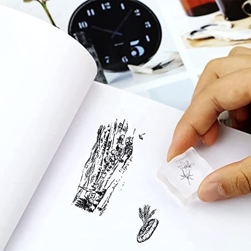 Yayatty 10 Pieces Clear Acrylic Stamp Block Set With Grid Lines, Stamp Block Acrylic Block For Scrapbooking Crafts Making, Diy Crafts Ornaments #TOP7