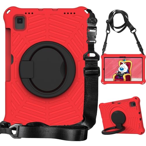 Coque Samsung Galaxy Tab S5e 10.5 antichoc rouge avec poignée rotative SM-T720