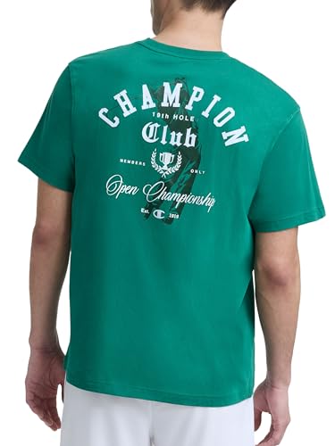 Image of Champion Men's Classic Graphic Short Sleeve T-Shirt, Standard Fit, Champion Club Graphics
