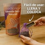 Essenciales Woreczki z naturalnym suszonym lawendą - idealne do urozmaicenia ubrań w szafie. Naturalny odświeżacz powietrza, który chroni przed ćmami i wilgocią