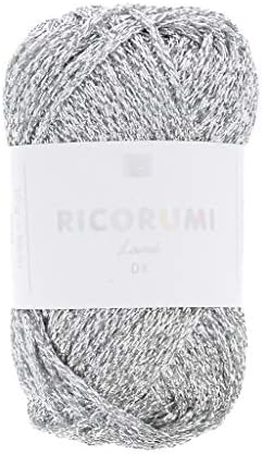 Rico Design Laine Lamé Ricorumi par pour Amigurumi - Silver 001 x10g