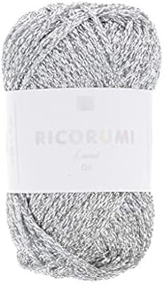Rico Design Laine Lamé Ricorumi par pour Amigurumi - Silver 001 x10g