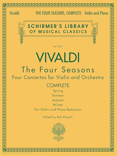 Antonio Vivaldi The Four Seasons, Complete | Violin and Piano
