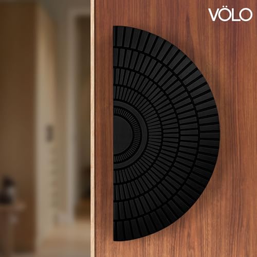 Image of VOLO Main Door Handle - Heavy Duty Pull Handle for Wooden & Glass Doors in Home, Office & Hotel Use (Model: S-626) - Pack of 1 Set (Black - 224MM)
