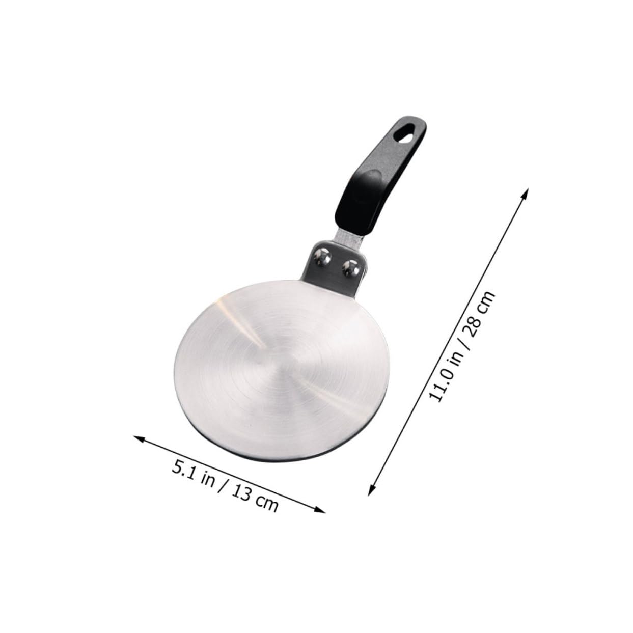 Cabilock Cooking Heat Plate Converter Heat Diffuser for Induction Cooktop Sturdy Stainless Steel