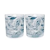 Harry Potter 2 Stück Glasbecher - Diagon Alley - Trinkglas Zubehör