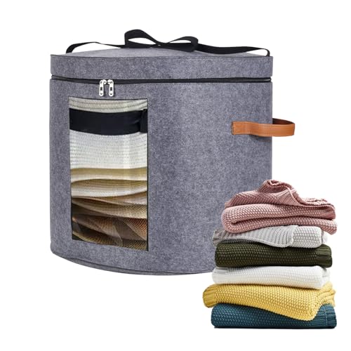 Caja De Almacenamiento Para Sombrero - Organizador De Estuche De Viaje, Contenedor De Ropa De Viaje, Sombrero De Vaquero Plegable De 40 Cm, Contenedor Con Tapa Para Ventana Transparente Pe