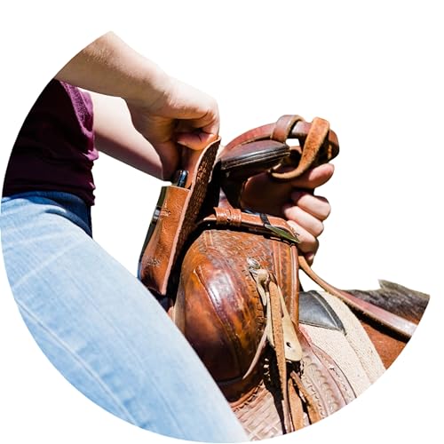STARKENBURG COMPANY Horse Saddle Phone Holder, Original Design, Saddle Phone