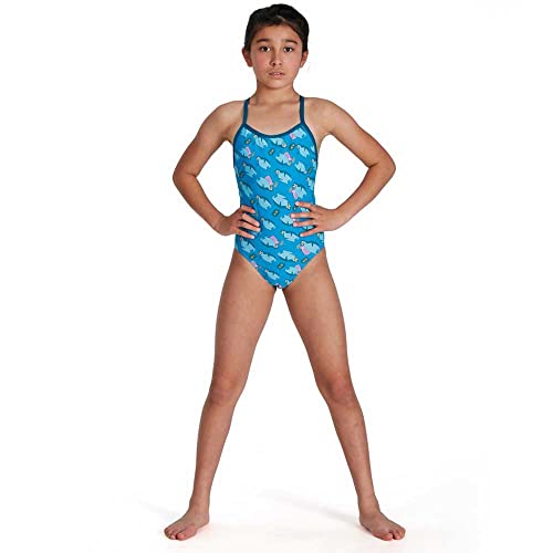 Speedo Flipper Phone maillot résistant au chlore fille 11-12 ans