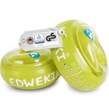 EDWEKIN® Goldi Premium Schwimmflügel | TÜV & GS-geprüft ✓ | Für Kinder 1–6 Jahre | Extragroße Luftkammern, BPA-frei, transparentes Design | Führende Schwimmhilfe für Babys und Kleinkinder