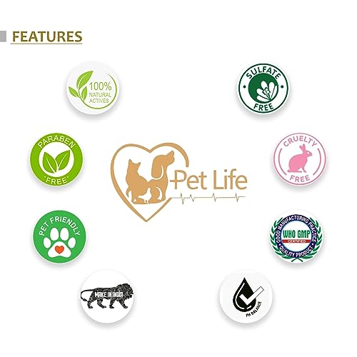 Image of Pet Life Luxury Neem Soap for Dogs & Puppies - Clean & Shiny Hair for Golden Retrievers & All Breeds | Made with Natural Ingredients | Organic Dog Soap Skin & Coat Care - 75 Gm (Pack of 3)