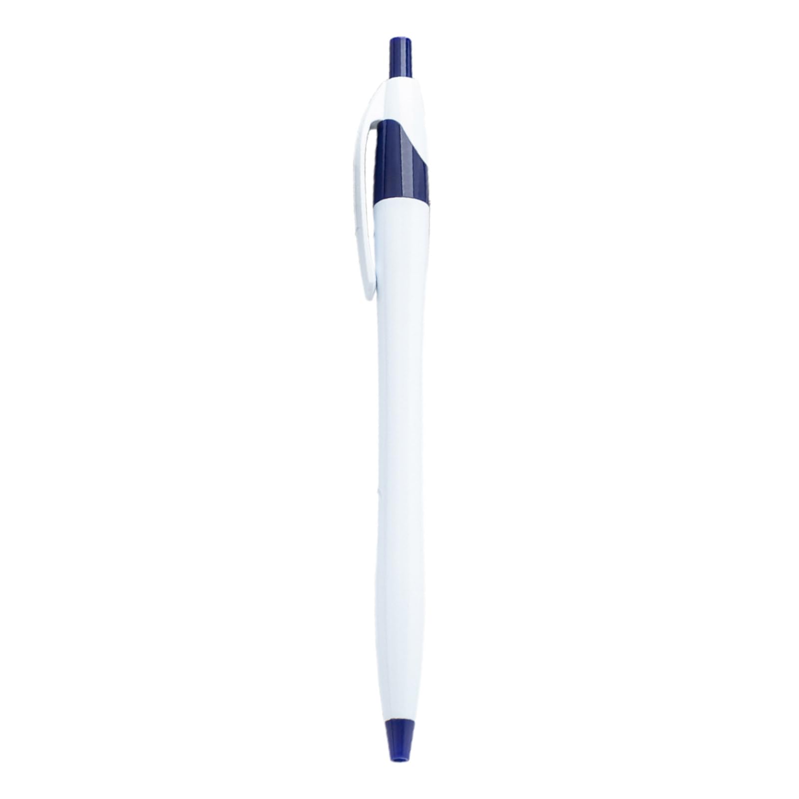 BaoFufc 12Pcs Retractable Ballpoint Pen With Pen Clip Signing Pen Office Pen Guest Sign In Pen For Office Ballpoint, Navy blue