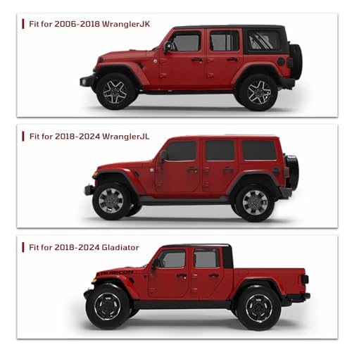 SHEAM Door Hinge Container and Mount Set For Jeep Wrangler JL JK 2007-2026 by SHEAM - Image 7