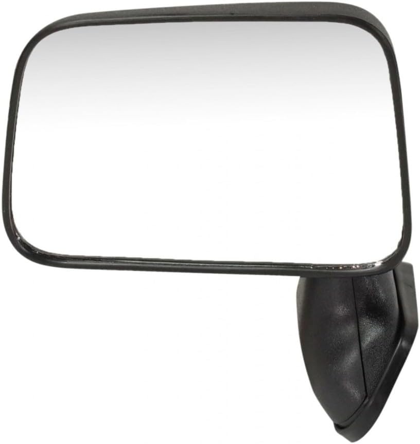 For Toyota Pickup 1989-1995 Door Mirror Driver and Passenger Side | Pair | Manual | Non-Heated | Manual Folding | Door Mount | w/Vent Window | Textured Black | Replacement For TO1320122, TO1321122