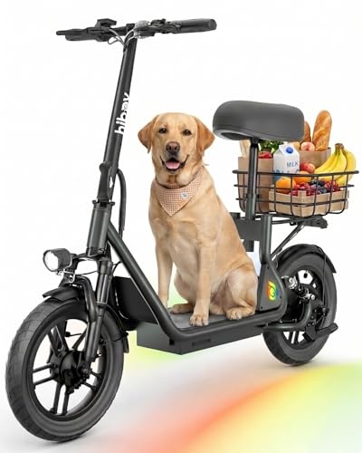 Hiboy Q2 Electric Scooter with Seat & Phone Holder