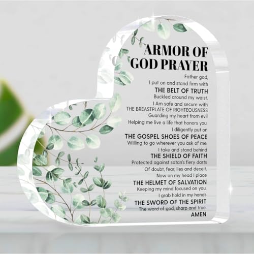 Christian Decor,Religious Gifts,Armor Of God Acrylic,Christian Desk Decor,Inspirational Gifts for