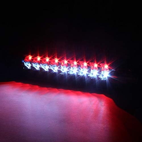 AKKON - For Third Generation Dodge Ram Pickup Black Bezel Tail Light + LED 3rd Cargo Brake Lamp Set