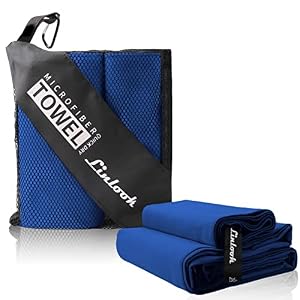 Linlook 2 Mikrofaser Handtücher Schnelltrocknend Set