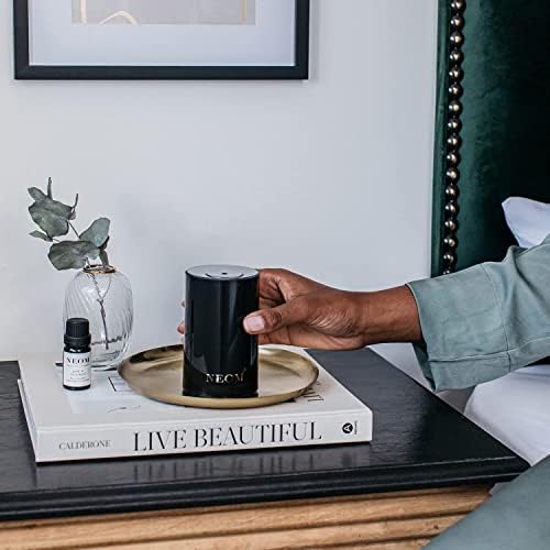 NEOM  Portable Wellbeing Pod Mini Essential Oil Diffuser Black | Rechargeable USB & Waterless | Aromatherapy Oil Diffuser for Small Spaces