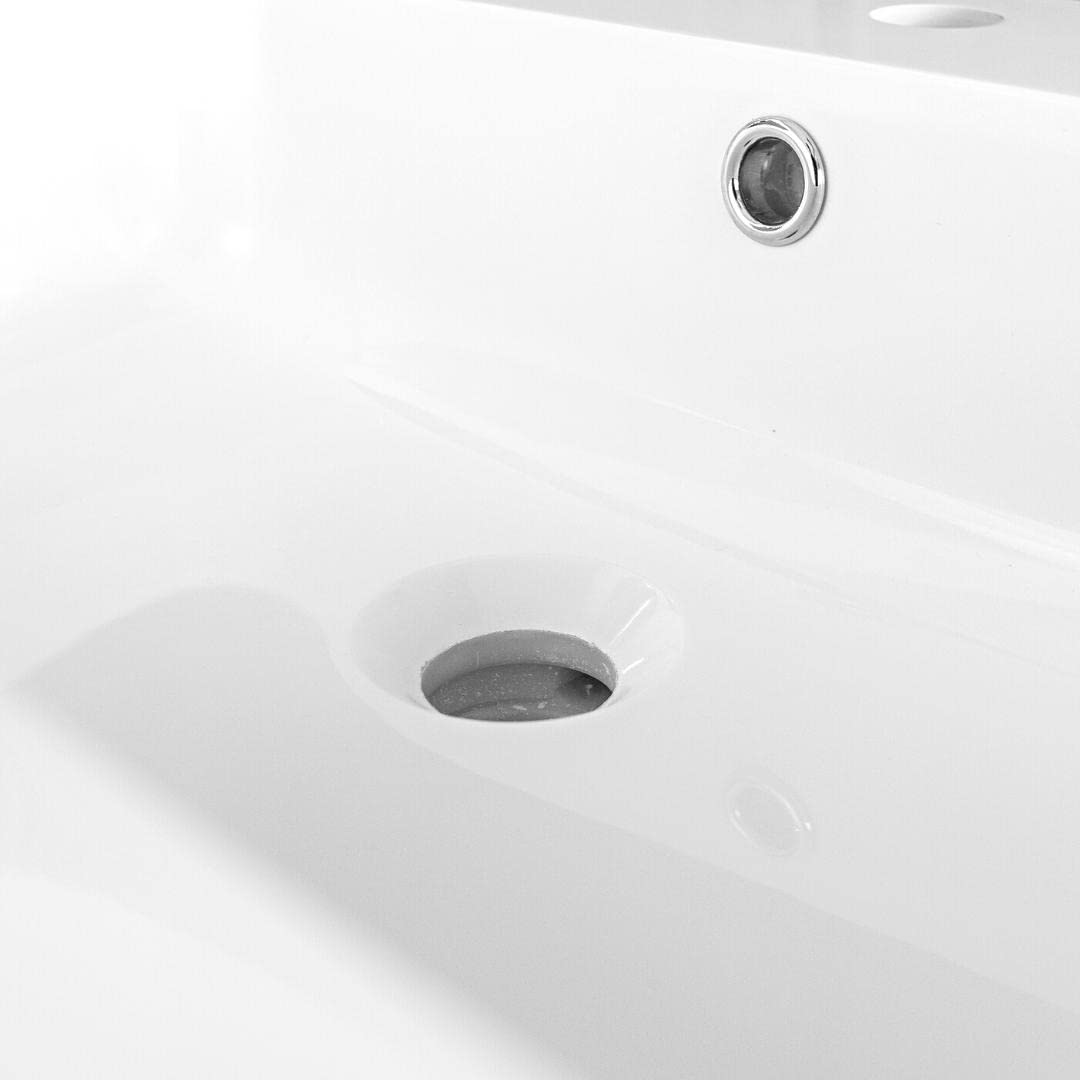 Lavabo ad Incasso in Mineral Marmo 91x46 cm Mobile composizione bagno