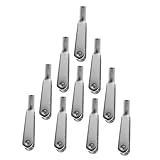 Beaupretty 10 Pezzi Clip Autobloccanti M2 in Metallo per Collegamento Rapido Aeromodelli Rc, Serratura per Fissare Le Aste dei Servocomandi, Accessori per Modellini Aerei e Progetti Fai