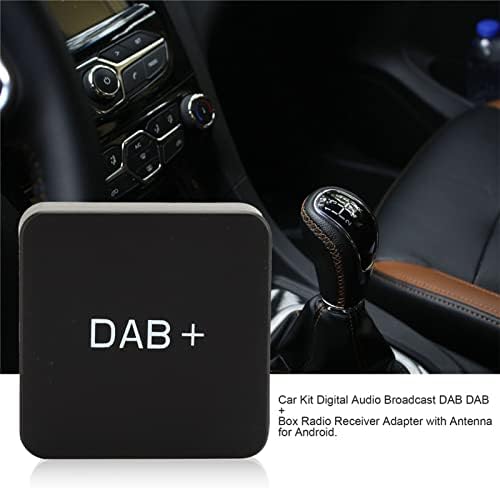 Vbestlife Car Kit, DAB+ Digital Audio Broadcast Receiver Box with 1m USB Adapter Power Cord Adapter and 3M Antenna, for Android 5.1, Receives DAB 0026 DAB +/- Signals