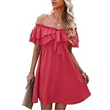 【Vestido suelto de verano】Este vestido tiene un dobladillo de línea sub A. La figura de las piernas está mejor definida y luce más esbelta; Diseño de cintura elástica de alta calidad, no apretado, adecuado para mujeres de diferentes tipos de cuerpo.