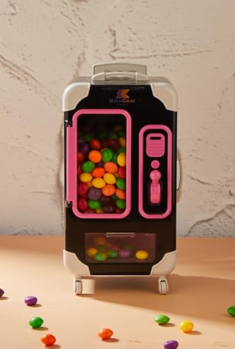 Image of Candy Dispenser, Cute Vending Machine for Desktop, Manual Candy Machine, Dispense Mini Candies, Birthday & Christmas Gift for Girls, Gift for Friends (Black)