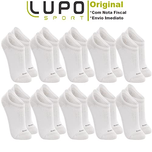 Kit 10 Pares De Meias Lupo Soquete Invisível Sport Original 3270 Oferta