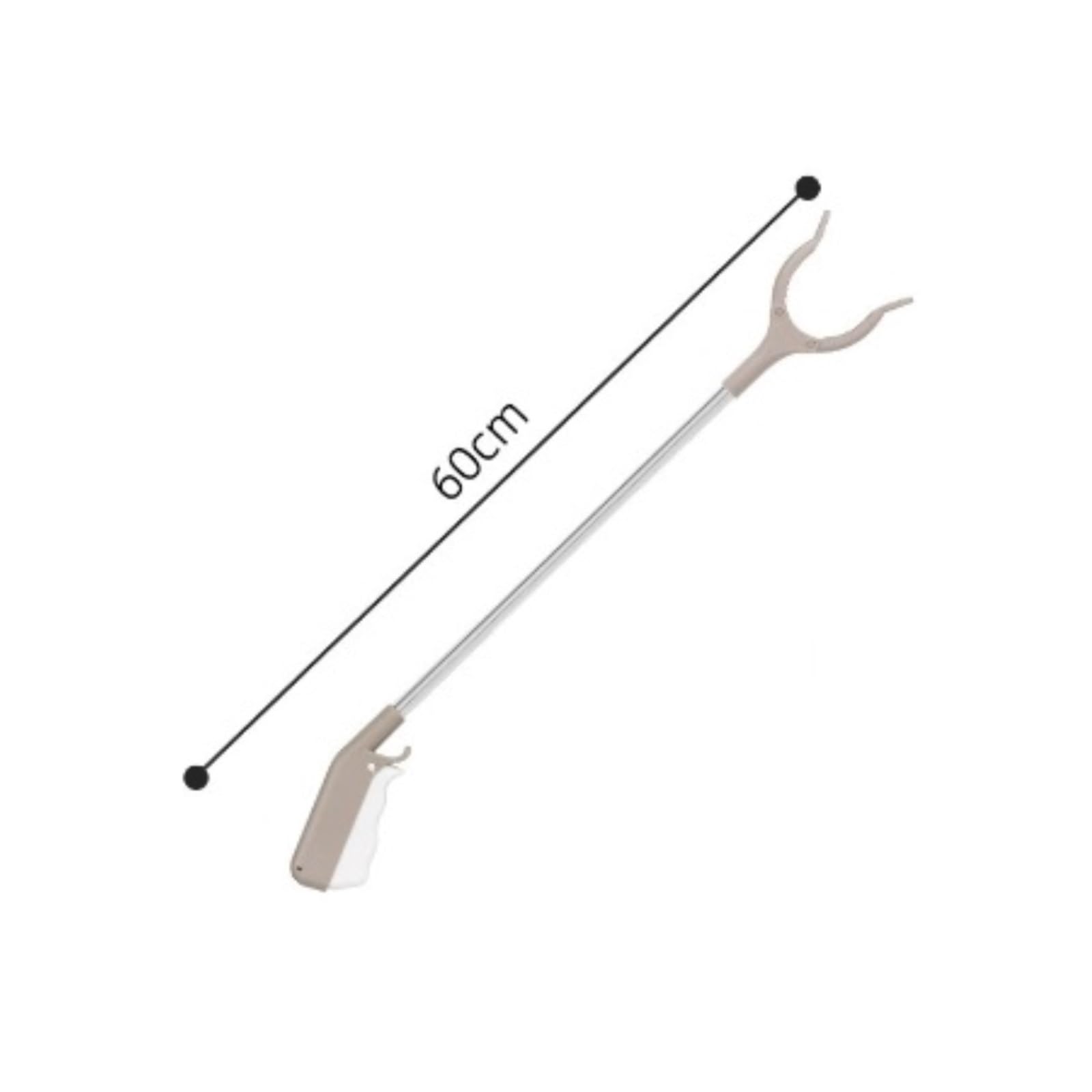Outillage De Jardin Pince De Préhension, 2 Pièces, for Le Nettoyage Extérieur La Maison Et du Jardin Ramassage des Déchets(7 3/8)