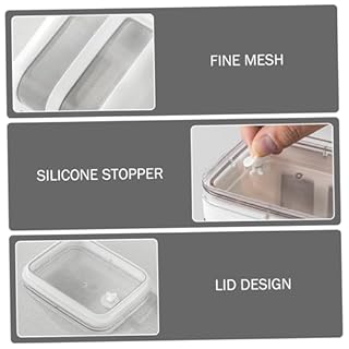 Colino per yogurt greco con coperchio 1100 ml Colino da cucina multifunzionale con filtro a maglia fine per yogurt denso, formaggio, latte di noci, succo di frutta