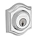 Baldwin SC.TAD.260 Polished Chrome Nickel Single Cylinder Traditional Arch Deadbolt