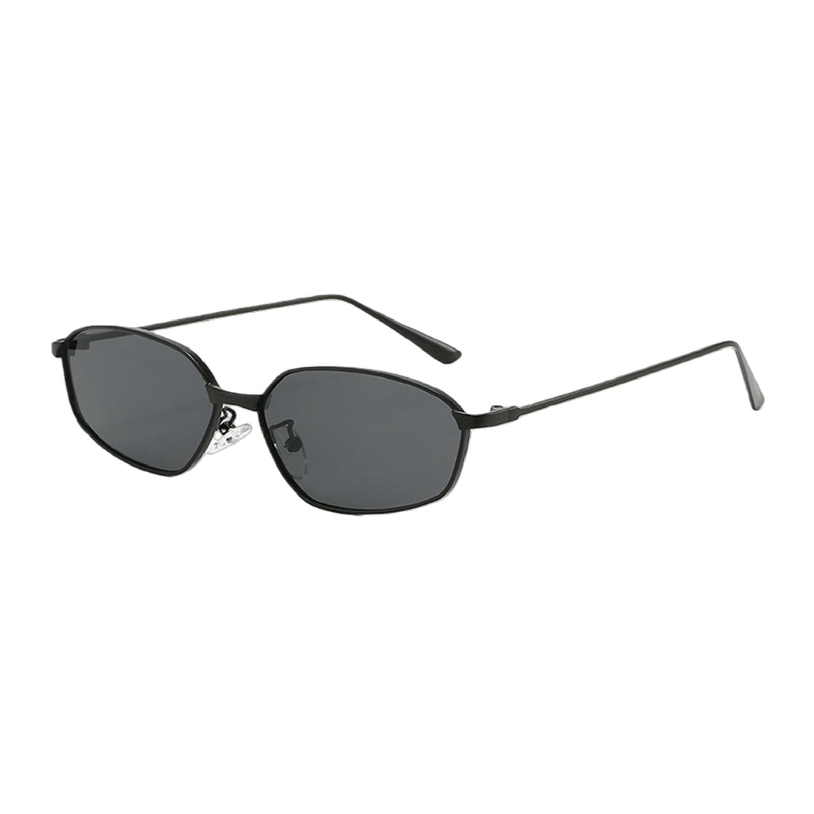 Lunettes de soleil femme carrees petite monture homme metal