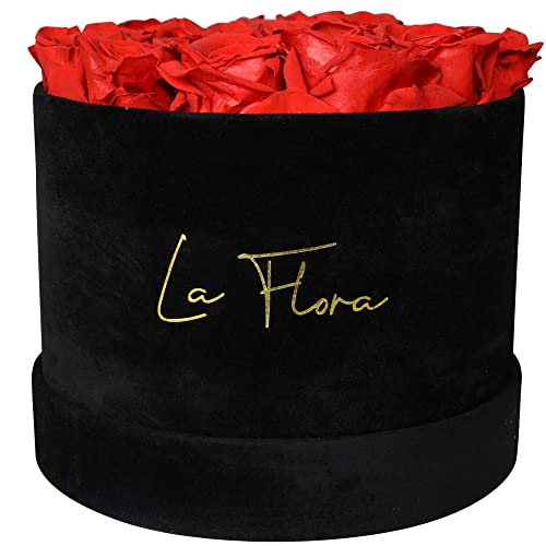 La Flora Preserved Roses For Delivery Prime- 14-16 Forever Roses In A Box That Last A Year For Gifts On Special Occasion #TOP7