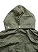 Vedem Women's Hooded Drawstring Military Jacket Parka Coat Army Green (M)
