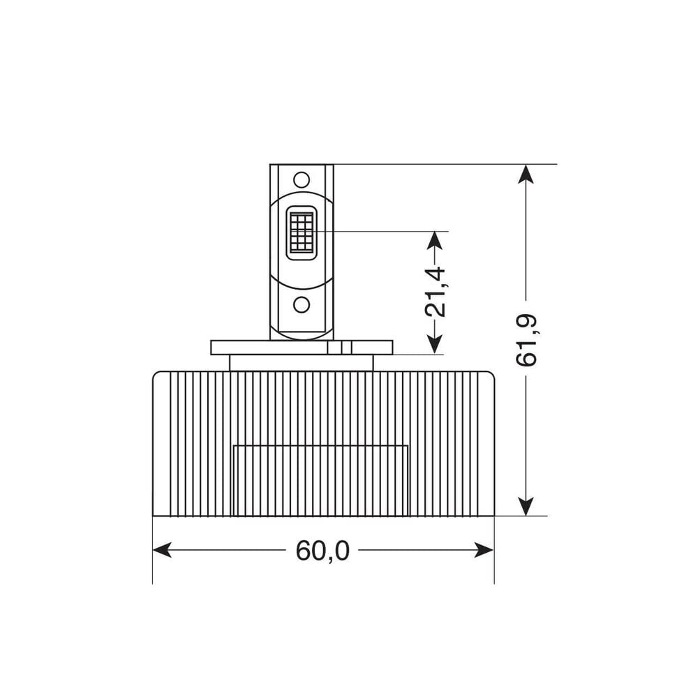 PILOT 58554 12-24V Lampade a LED per conversione fari Xenon per Auto e Camion - (D5S) - 35W - 2 pz - Scatola