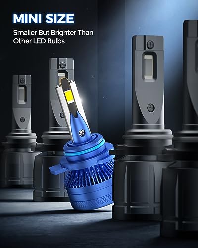Image of Marsauto - 9012 Halogen Headlight Bulb - High-Performance Car Headlight - Halogen Light with No Glare - for Automotive - 2 Bulbs
